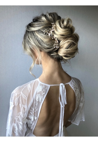 Sally Jane Bridal Hera Rose Hairpins ()