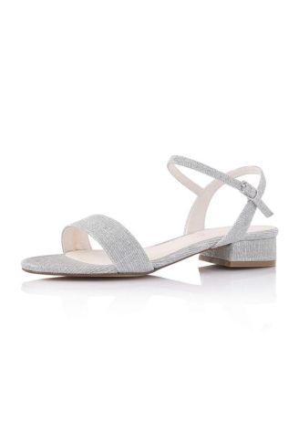 Rainbow Club Salli Silber Metallic Brautschuhe ()