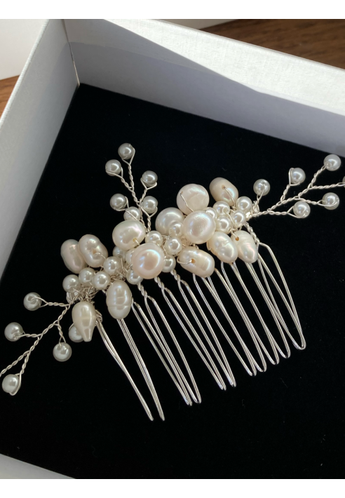 Sally Jane Bridal Izabella Silver Haircomb