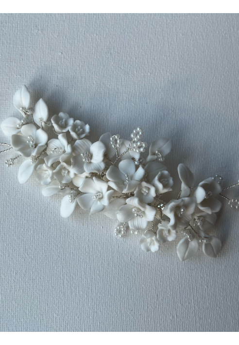 Sally Jane Bridal Lizzie Silver Haircomb