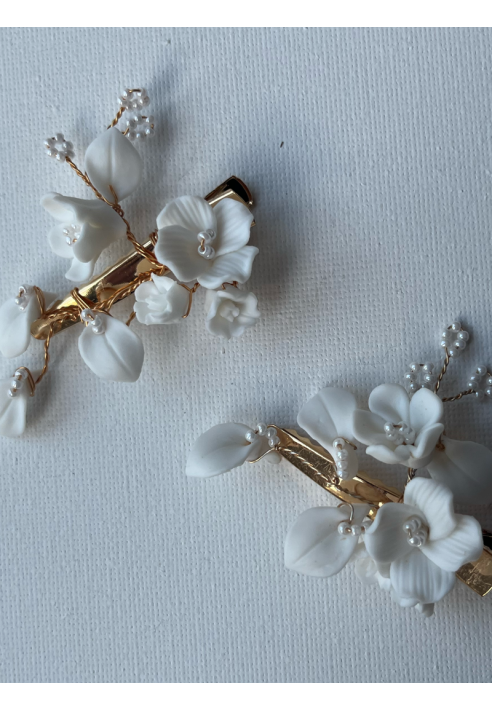 Sally Jane Bridal Vanessa Gold Hairclips