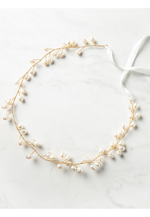 Sally Jane Bridal Dinja Gold Hairvine