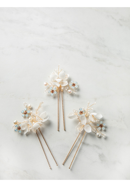 Sally Jane Bridal Ilja Gold Hair pins