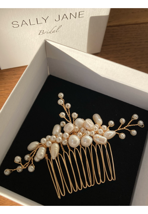 Sally Jane Bridal Izabella Gold Haircomb