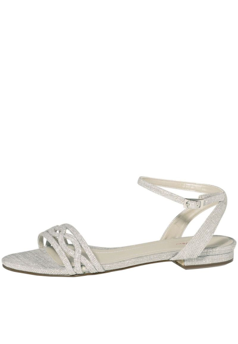 Rainbow Club Faye-Silver Metallic Bruidsschoenen
