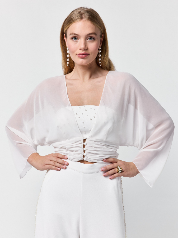 Poirier ST-75321 Cardigan| Chiffon main product photo