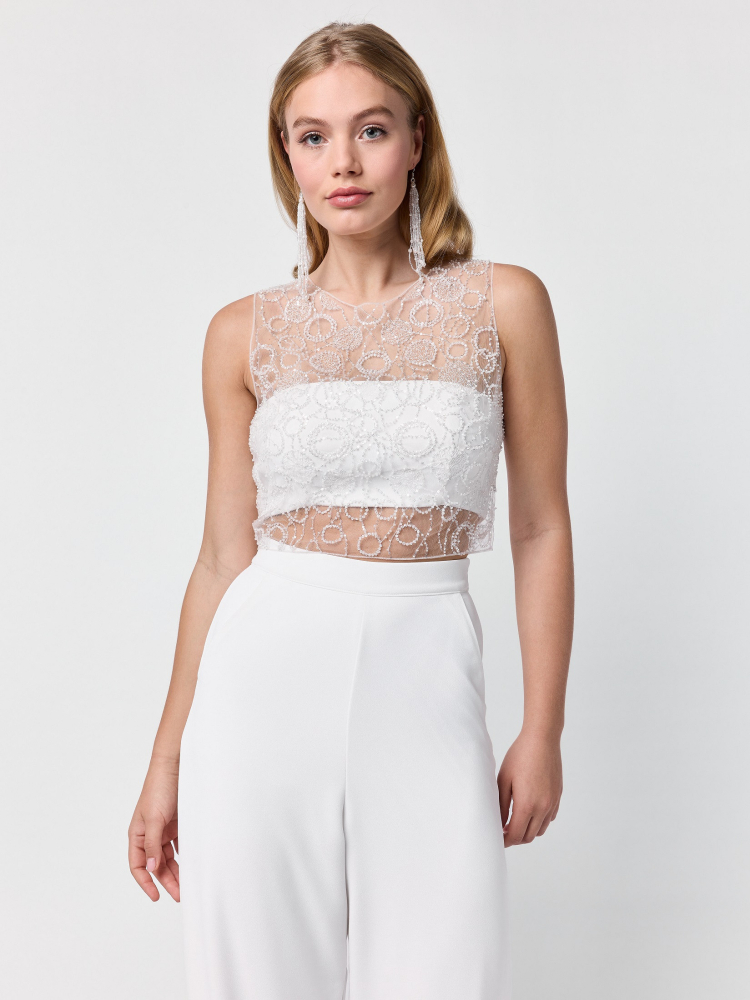 Poirier T-75425 Top | Sequins main product photo