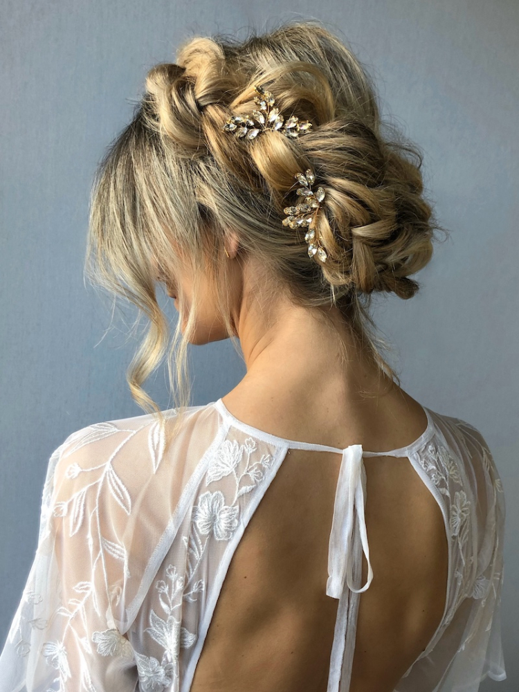 Sally Jane Bridal Esther Gold Hairpins main product photo