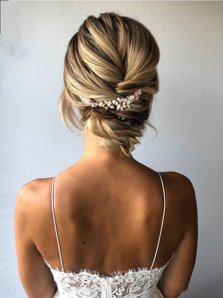 Sally Jane Bridal Gaia Gold Haircomb main product photo