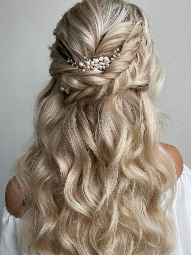 Sally Jane Bridal Izabella Silver Haircomb main product photo