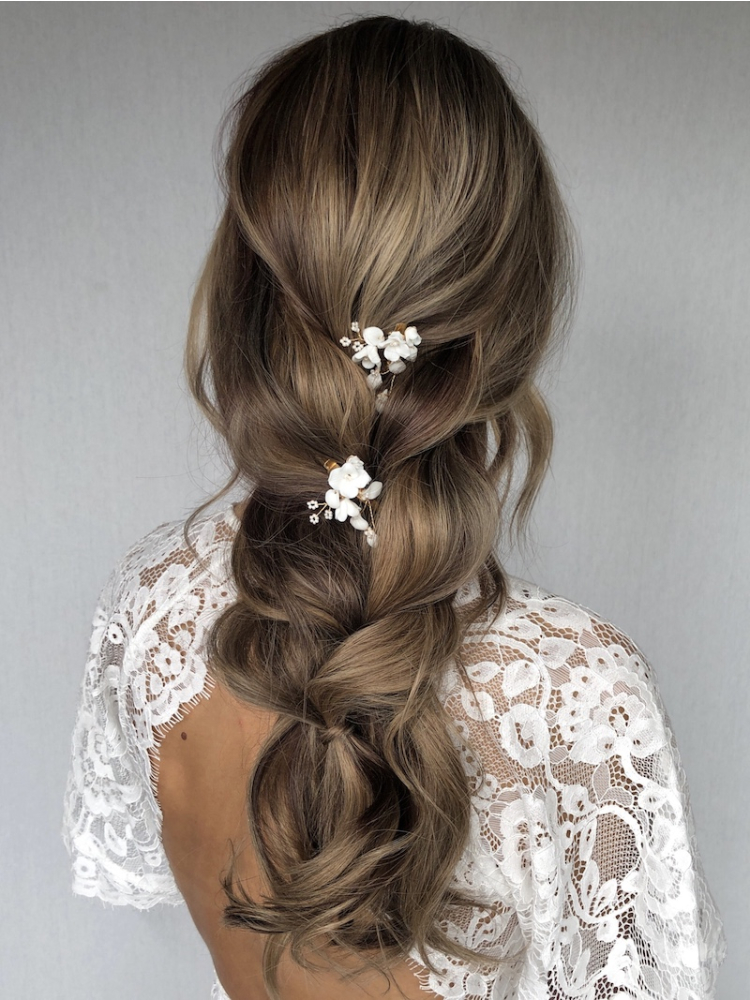 Sally Jane Bridal Vanessa Gold Hairclips main product photo