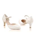 Elsa WIDE FIT Lace ivory (Brautschuhe The Perfect Bridal Company)