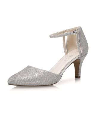 Rainbow Club Brautschuhe Sarina silber metallic 5,5 = 38 2/3