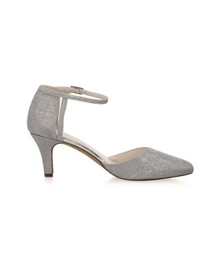 Rainbow Club Brautschuhe Sarina silber metallic 5,5 = 38 2/3