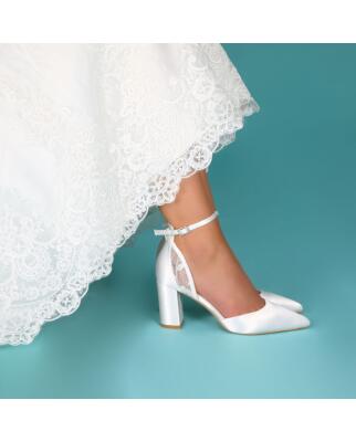 Brautschuhe (The Perfect Bridal Company) Indie Satin ivory