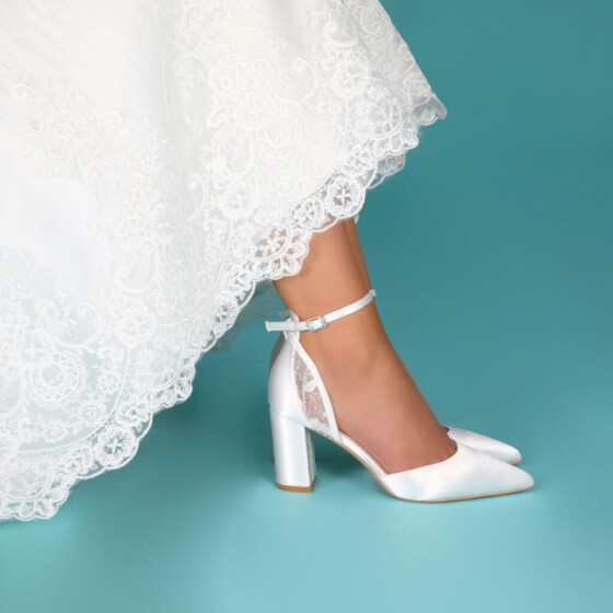 Brautschuhe (Perfect Bridal) Indie Satin wide fit ivory