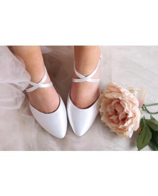 Renate Satin ivory EXTRA SOFT gepolstert (Brautschuhe...