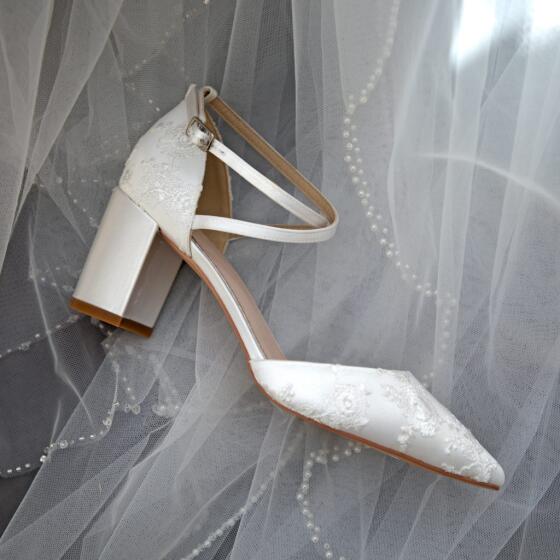 Brautschuhe (Perfect Bridal) Maisie Spitze ivory