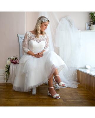 Brautschuhe (The Perfect Bridal Company) Claire Satin / Perlen