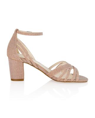 Rainbow Club Brautschuhe Jayne rose metallic 4 = 36 2/3