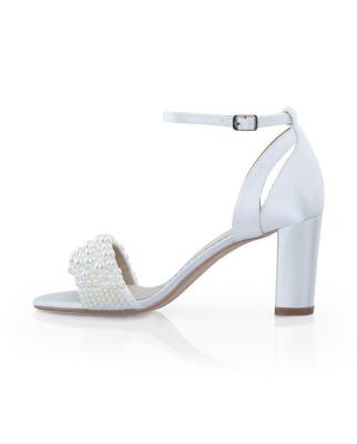 Brautschuhe (The Perfect Bridal Company) Carrie Satin / Perlen 38