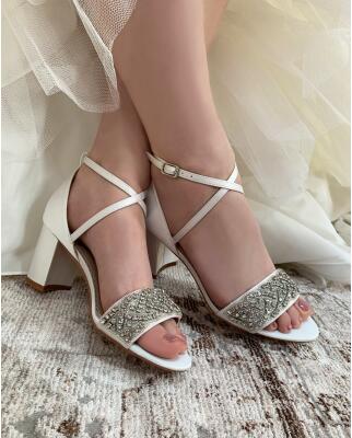 Blaire Sandale Satin (Brautschuhe The Perfect Bridal Company)