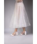 Freya Satin ivory mit Silberrand (Brautschuhe The Perfect Bridal Company)