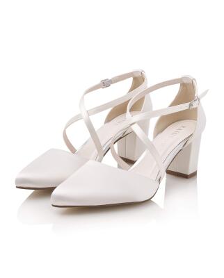 Rainbow Club Brautschuhe Hellen ivory 4 = 36 2/3