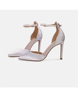 Brautschuhe (The Perfect Bridal Company) Ella  high Satin ivory