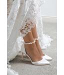 Brautschuhe (The Perfect Bridal Company) Ella  high Satin ivory