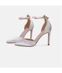 Brautschuhe (The Perfect Bridal Company) Ella  high Satin ivory