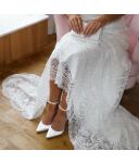 Brautschuhe (The Perfect Bridal Company) Ella  high Satin ivory