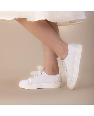Kinder Sneaker (Perfect Bridal) Fifi Satin/Spitze...