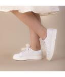 Kinder Sneaker (Perfect Bridal) Fifi Satin/Spitze für Kinder weiß