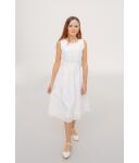 Mimmi ivory Baumwolle Kommunionkleid Miolilou 128