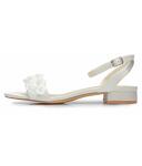 Brautschuhe Brautsandale (White Lady) 858 Satin ivory 37