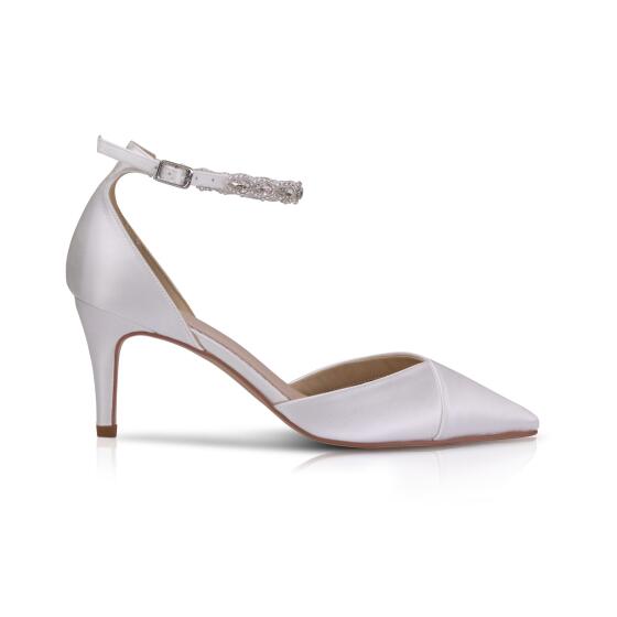 Brautschuhe (The Perfect Bridal Company) Summer Satin ivory 40, zweite Wahl