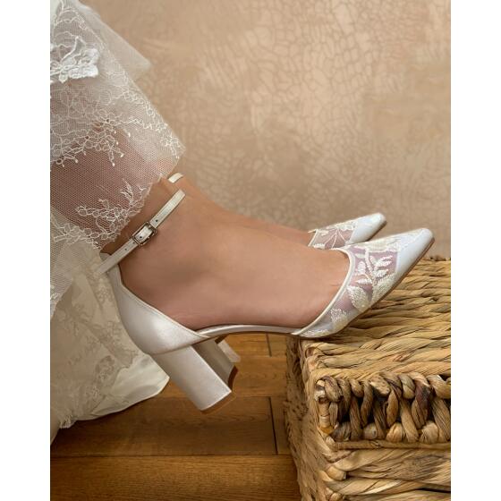 Milan Pumps Satin (Brautschuhe The Perfect Bridal Company)  37