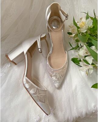 Milan Pumps Satin (Brautschuhe The Perfect Bridal Company)  37