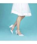 Brautschuhe (The Perfect Bridal Company) Maisie Satin ivory 41, zweite Wahl
