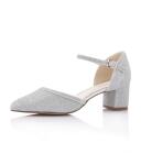 Rainbow Club Brautschuhe Paisly silber 5 = 38