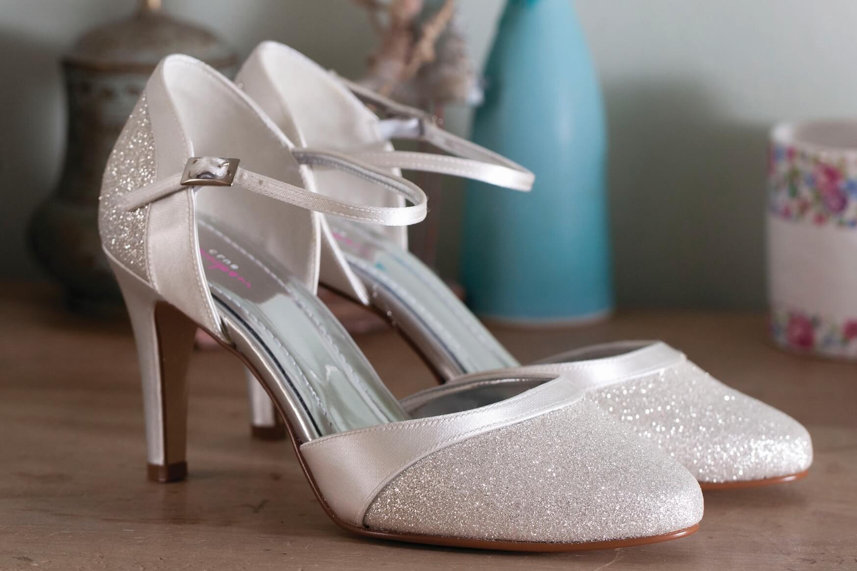 Brautschuhe Glitzer Caroline