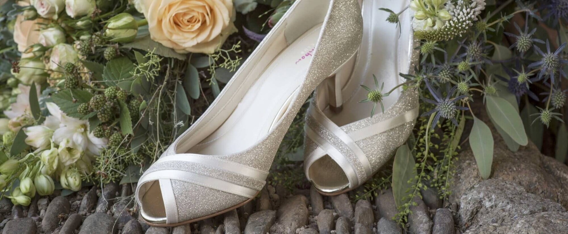 Brautschuhe ivory